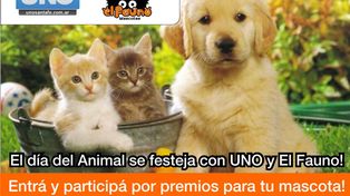 Diario UNO y El Fauno festejan el Día del Animal