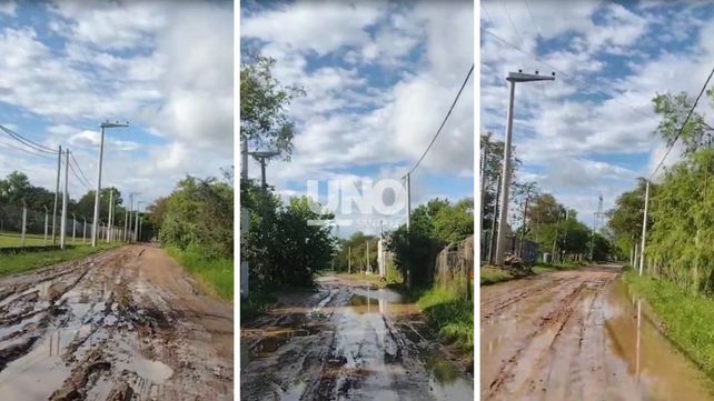 Crecida del Paraná. El río avanza cubriendo accesos a Colastiné Sur