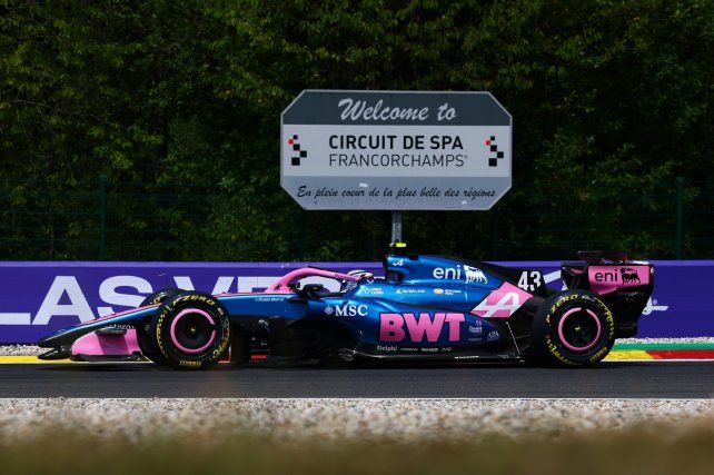 Con el Alpine, Colapinto clasificó 13° en la pista de Spa