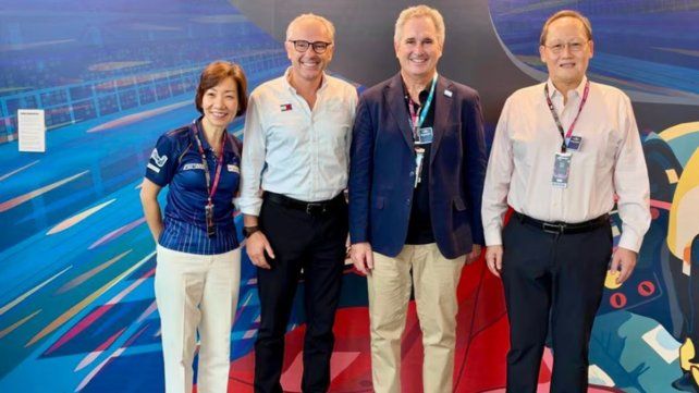 Pablo Quirno viajó al GP de Singapur y pidió que la Fórmula 1 vuelva a la Argentina