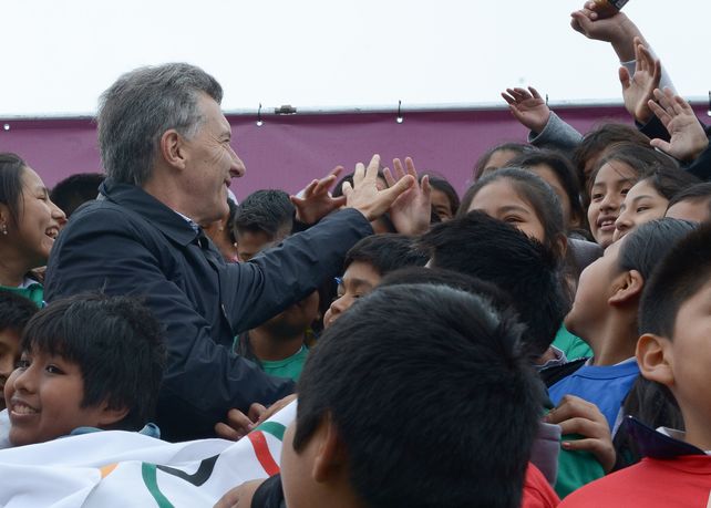 BUENOS AIRES 2018. Macri encabezó el acto para la colocación de la piedra fundacional de la villa olímpica.