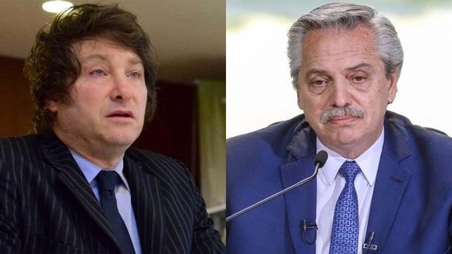Javier Milei desafíó a Alberto Fernández:  ¿Querés ver quién termina con el boleto picado?