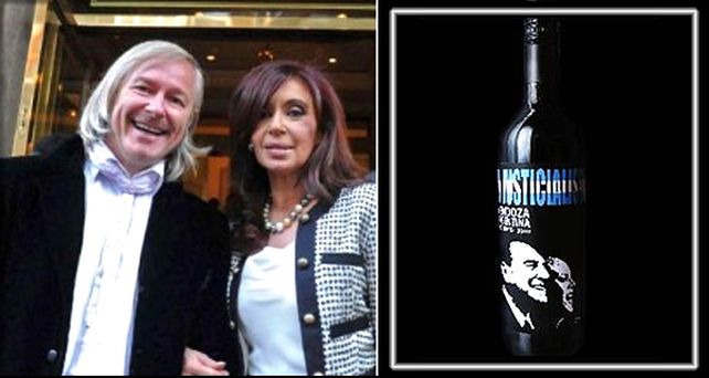 El Justicialista, el vino que rinde tributo a Per&oacute;n, se lanz&oacute; en el bar El Cairo