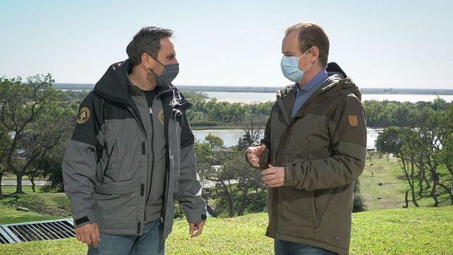 Gustavo Bordet le contestó a Juan Cabandié por Twitter