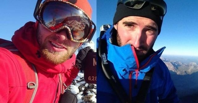 Tragedia. El suizo Dario Möckli y el alemán Pascal Nähring