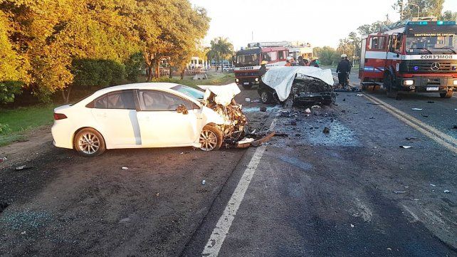 Un accidente fatal se produjo alas 6.45 de este domingo en el kilómetro 404 de la Ruta 12 en cercanías de Crespo.