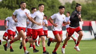 El plantel retomó los enrenamientos este miércoles en el predio de Bella Vista. (Foto: Newells)