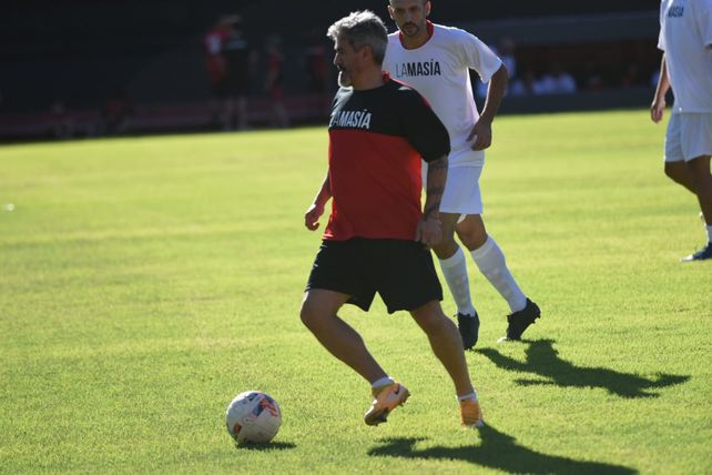 Varios ex campeones con Newells volvieron a jugar en el Coloso