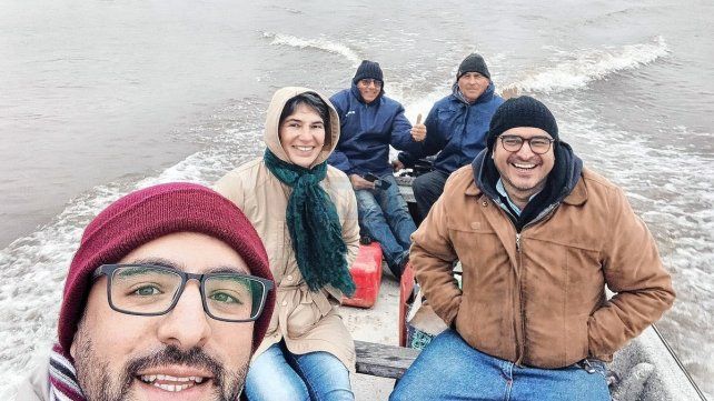 Testimonio. El grupo integrado por sacerdote