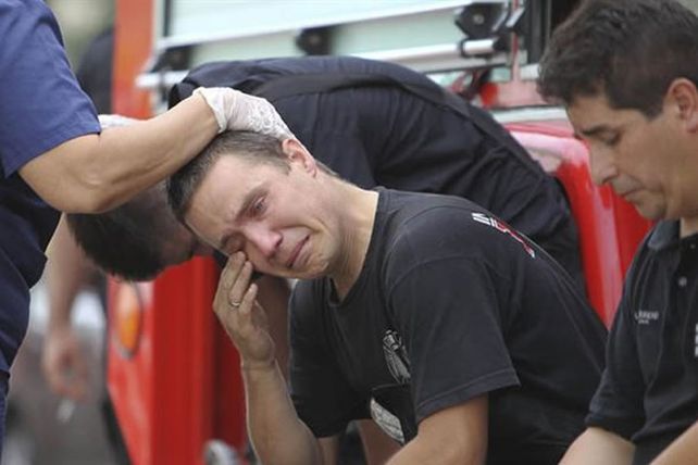 En el incendio intencional el depósito de Barracas