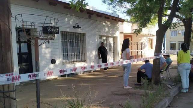 La vivienda en Colon 81 de Rufino donde fue encontrada Jésica Albil