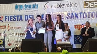 Indira Pampiglioni fue elegida la mejor deportista santotomesina