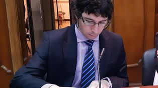 Matías Broggi, uno de los dos fiscales que lleva adelante la acusación en este causa que se inició en 2021.&nbsp; 
