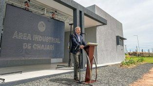 Frigerio inauguró un nuevo salón en el Área Industrial de Chajarí por sus 40 años