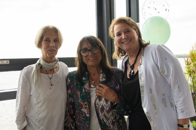 Mercedes Ré, Ana María Bonopaladino y Mirta Villán