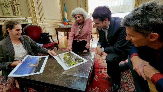 El diputado Juan Martín mantuvo una reunión con Mónica Capano