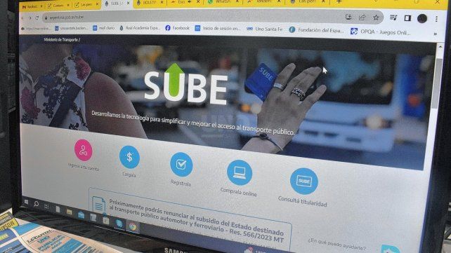 Los usuarios de la tarjeta Sube podrán renunciar al subsidio nacional