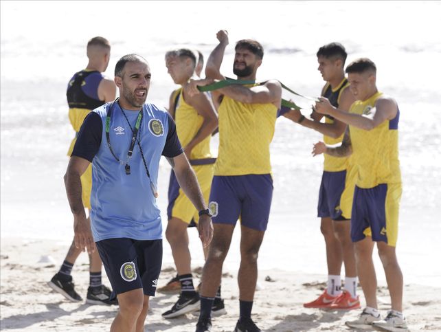 El PF Jorge Rey fue quien monitoreó bien de cerca los movimientos del plantel de Central.