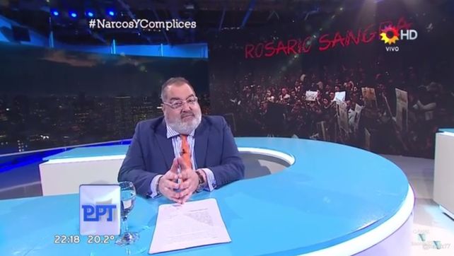 Lanata realizó un crítico informe sobre el narcotráfico y la inseguridad en Rosario
