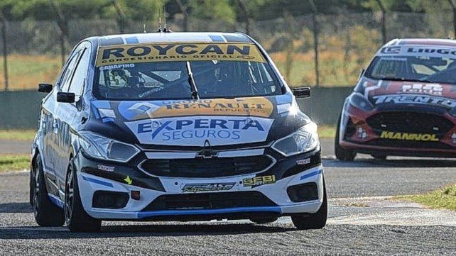 Matías Canapino llevó al Chevrolet Onix a establecer la vuelta más rápida.