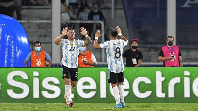 Lautaro Martínez marcó nuevamente para la Selección Argentina.