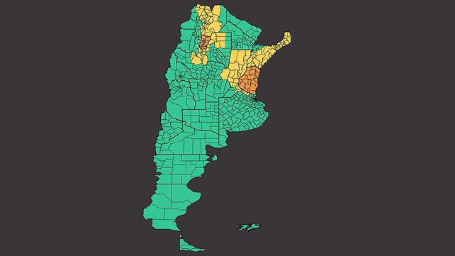 SMN emitió alerta naranja para toda la provincia. La inestabilidad se extenderá otra semana con pronóstico de lluvias y tormentas