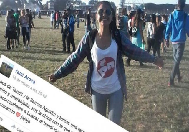 Se enamoró en el recital del Indio y ahora busca al chico por Facebook
