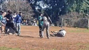 Bajada Grande: otra vez incidentes en un partido de fútbol amateur