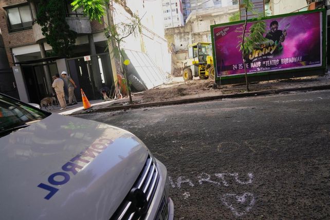 Susto por una fuga de gas en una obra en construcción del macrocentro