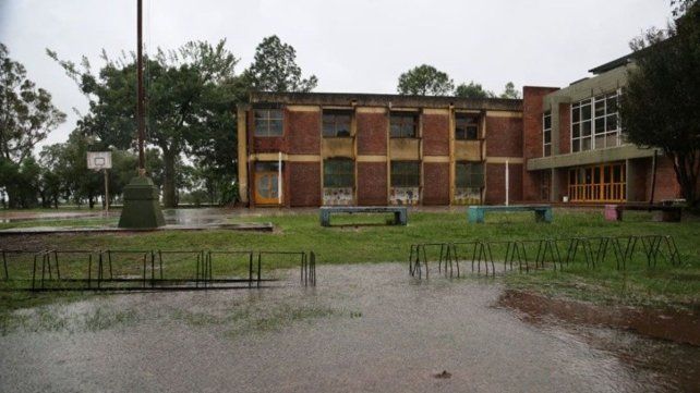 Así amaneció la Mariano Moreno esta mañana