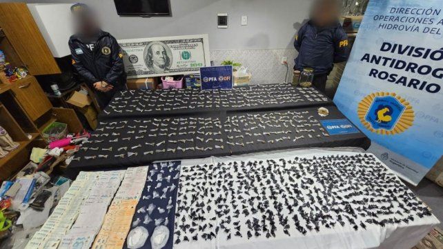 La Policía Federal detuvo a ocho vendedores de drogas en barrio Tío Rolo de Rosario