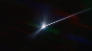 El asteroide impactado por la Nasa dejó una estela de 10 mil kilómetros que crece