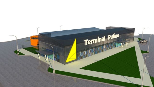 Avanzan en Rufino los proyectos de la nueva terminal de ómnibus y un plan de viviendas