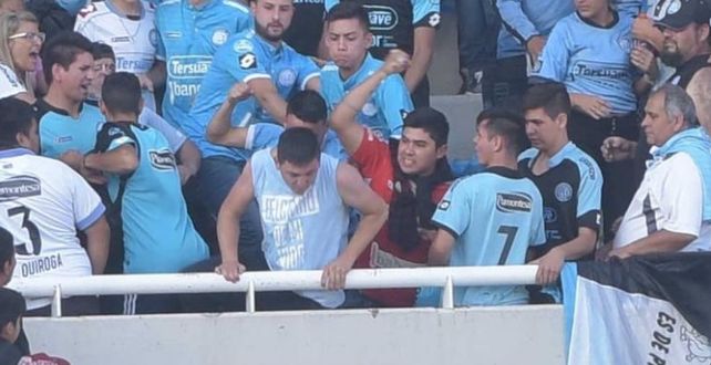 El joven que tiraron al vacío en la popular del Kempes tiene muerte cerebral