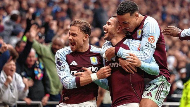 Emiliano Buendía marcó el gol del triunfo de Aston Villa ante Tottenham.