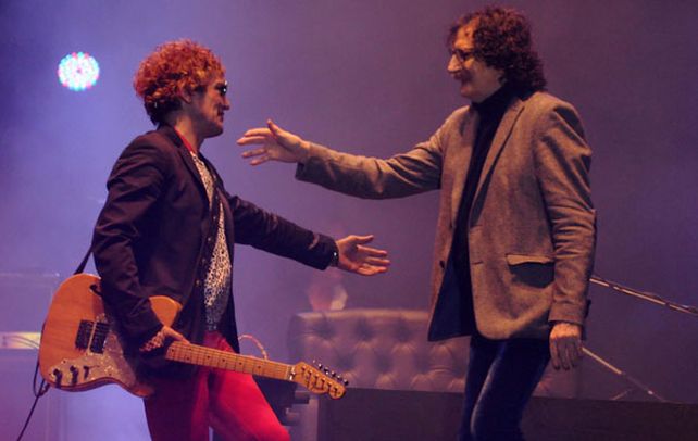 Encuentro. Pity y Charly lograron uno de los puntos altos de la noche.