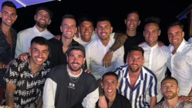 Los jugadores del seleccionado se encontraron en el cumpleaños de Messi.
