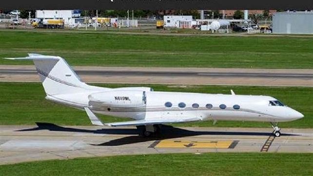 El avión de Marcelo Balcedo.&nbsp;
