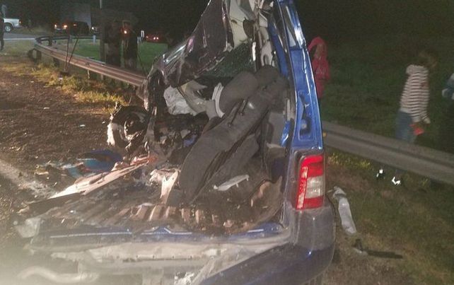 Tres muertos en un choque en la autopista Rosario- Córdoba