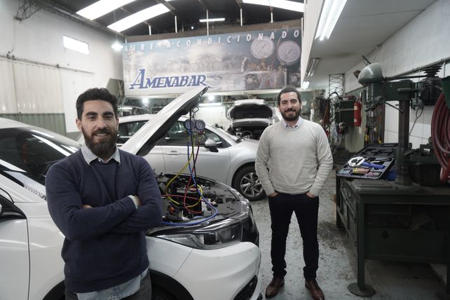 Cristián y Leonardo Serqueira, tercera generación al frente de Amenabar.