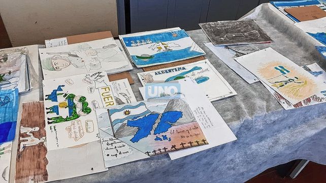 Seleccionaron finalistas del 1° concurso escolar de dibujo sobre Malvinas