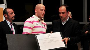Felipe Contepomi y el Stade Francais visitan el jardín municipal de Varadero Sarsotti