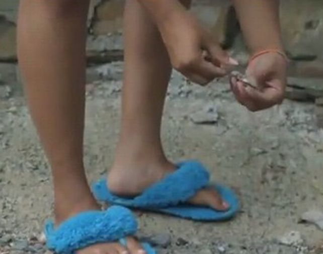 Ver esas piedras en el suelo es como cuando uno ve algo que realmente quiere comer