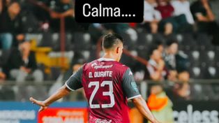 Newells espera. Oscar Duarte participó este miércoles de la goleada de Saprissa y clasificación a las semifinales. (Imagen de IG)