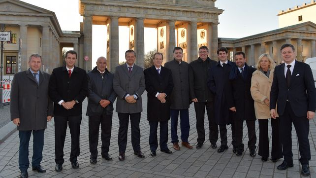 Potencial entrerriano. La delegación de la provincia dialogó con empresarios alemanes.