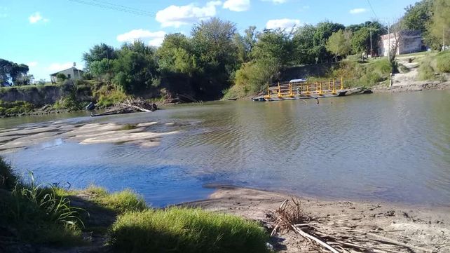 Así está arroyo Las Conchas a la altura de La Balsa