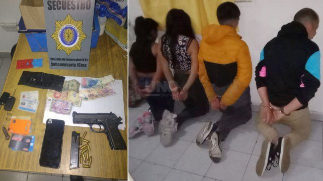 Detenidos en Sauce Viejo