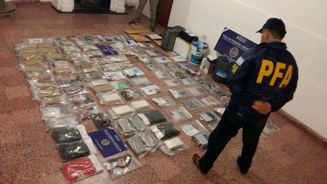 Máxima pureza. La cocaína que llevaba en el auto era de alta calidad y de un valor millonario.