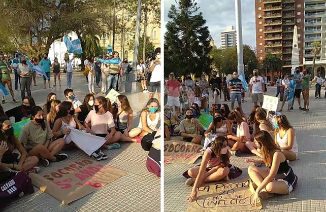 Una caravana de padres para que sus hijos puedan volver a las aulas