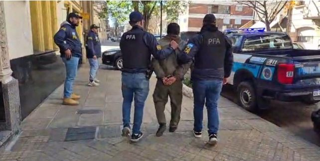 uno de los detenidos durante los allanamientos&nbsp;